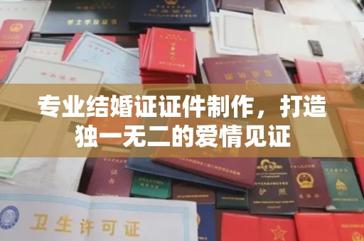 邓州专业结婚证证件制作，打造独一无二的爱情见证
